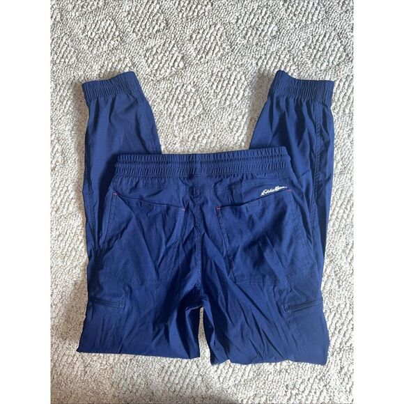 Boys Eddie Bauer Youth Convertible Jogger Pants Shorts Navy Blue Large 14/16 - Picture 6 of 6